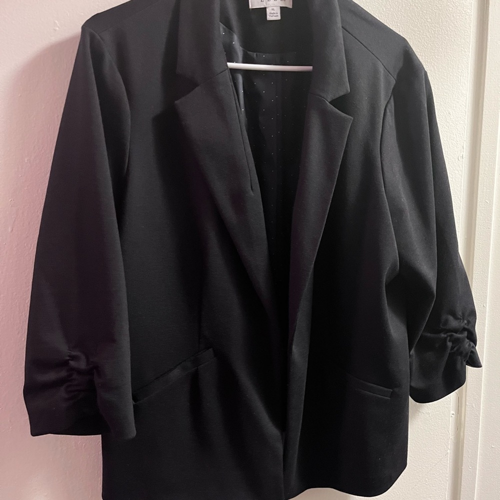Elle Black Blazer size: XL